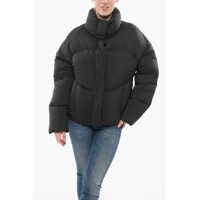 Geci de iarna Hoodless New Order Down Jacket With Hidden Closure Femei