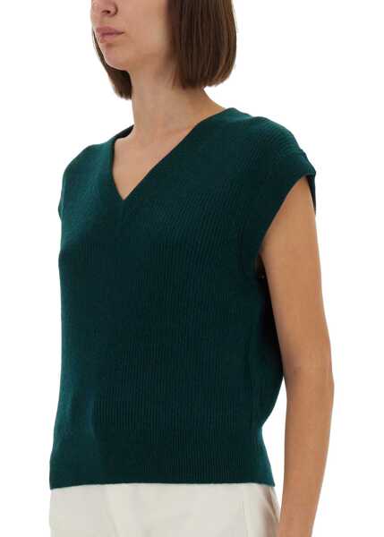 Veste casual GUEST IN RESIDENCE Ribbed Knit Vest GREEN Femei (BM 18687400) 4