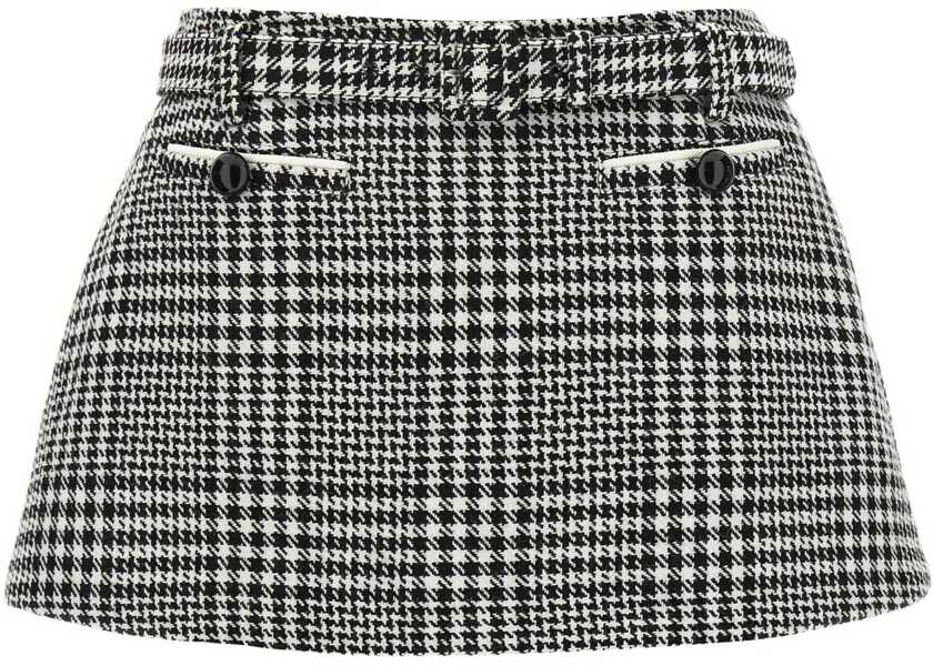 Fuste casual Self-Portrait Houndstooth Skirt-Pants MULTICOLOUR Femei (BM 18687415) 1