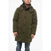 Geci Parka Padded Bolgheri Parka Jacket With Fur Collar Barbati