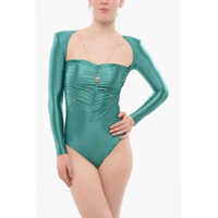 Body-uri Lycra Bodysuit With Back Zip Femei