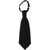 CORNELIANI Cc Collection Solid Color Silk Ascot Tie Black