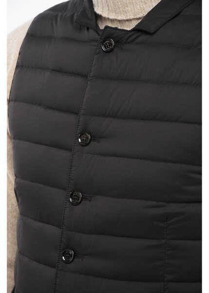 Geci de iarna Moorer Sleeveless Sidney Quilted Down Vest Black Barbati (BM 18687772) 3