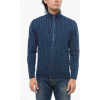 Pulovere Cable Knit Urbino Cashmere Blend Sweater Barbati