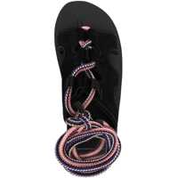 Sandale fara toc pentru Fete - Sandale fara toc Suicoke Lace-Up Suede Ray-Ab Sandals Black Fete (BM 18687820) - B-mall.ro