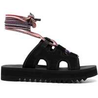 Sandale fara toc Lace-Up Suede Ray-Ab Sandals Fete