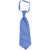 CORNELIANI Solid Color Satin Ascot Tie Blue