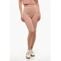Colanti Knitted Biker Leggings With Logoed Waistband Femei