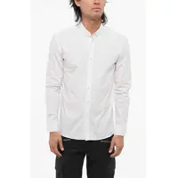 Camasi casual Solid Color Poplin Cotton Shirt Barbati