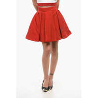 Fuste scurte Wool Flared Skirt Femei