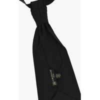 Cravate pentru Barbati pagina 4 - Cravate CORNELIANI Ton On Ton Checked Silk Ascot Tie Black Barbati (BM 18688180) - B-mall.ro