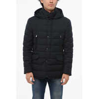 Geci de iarna 4-Pocketed Craig Down Jacket With Removable Hood Barbati
