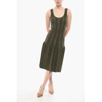 Rochii scurte Knitted Flared Midi Dress Femei