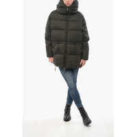Imbracaminte Dama pagina 636 - Geci de iarna Bacon Multipocketed Cloud Down Jacket With Drawstringed Waist Military Green Femei (BM 18688249) - B-mall.ro