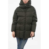 Geci de iarna Multipocketed Cloud Down Jacket With Drawstringed Waist Femei