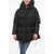 Bacon Multipocketed Cloud Down Jacket With Drawstringed Waist Black