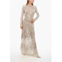 Rochii lungi Sequined Straight Fit Maxidress Femei