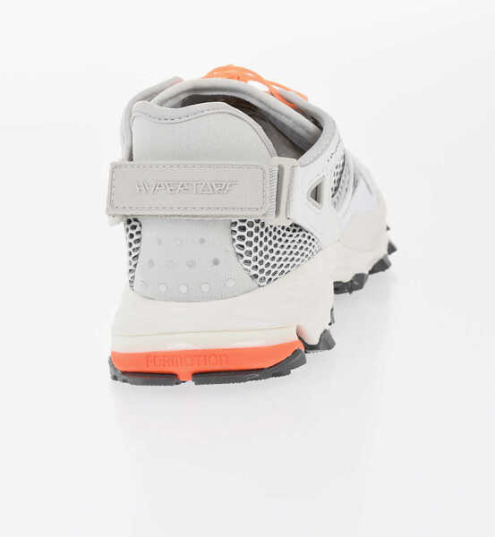 Sneakers adidas Mesh Fabric Hyperturf Low-Top Sneakers White Barbati (BM 18688363) 2