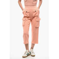 Pantaloni casual Brushed Cotton Multipocket Pants Femei