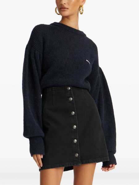 Pulovere ROTATE Birger Christensen Rotate Birger Christensen Knit Puff Sweater BLUE Femei (BM 18688740) 2
