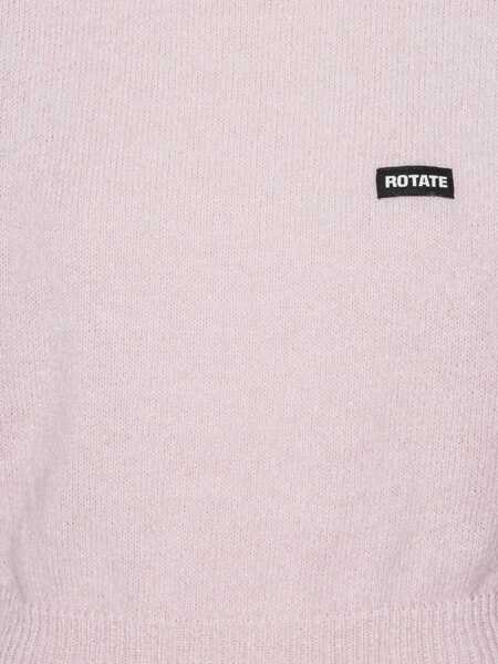 Geci ROTATE Birger Christensen Rotate Birger Christensen Knit Cropped Vest PINK Femei (BM 18688746) 5