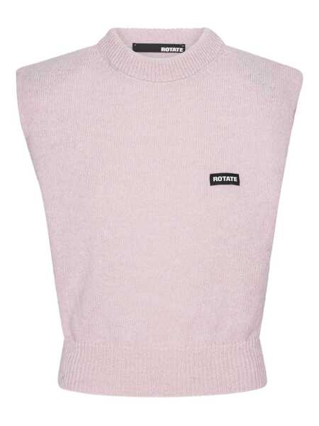 Geci ROTATE Birger Christensen Rotate Birger Christensen Knit Cropped Vest PINK Femei (BM 18688746) 1