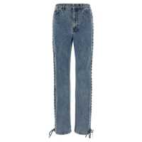 Blugi Rotate Birger Christensen 'Laced Straight Leg' Jeans Femei