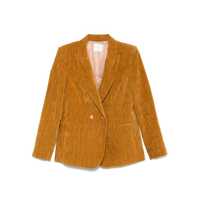 Geci Forte_Forte Double Velvet Doublebreasted Jacket Clothing Femei