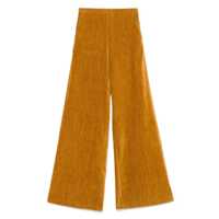 Pantaloni casual Forte_Forte Double Velvet High Waist Pants Clothing Femei