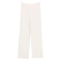 Pantaloni casual Forte_Forte Wool Viscose Twill Regular Waist Pants Clothing Femei