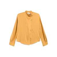 Camasi Forte_Forte Heavy Stretch Silk Satin Kimono Shirt Clothing Femei