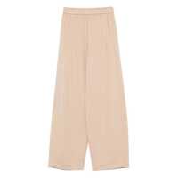 Pantaloni casual Forte_Forte Diagonal Cotton Fleece Twisted Pants Clothing Femei