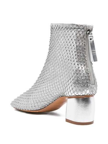 Bocanci forteforte ForteForte Strass Mesh Chic Anckle Boots Shoes GREY Femei (BM 18688914) 3