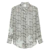 Camasi Forte_Forte Printed Silk Shirt Femei