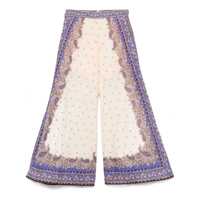 Pantaloni casual Zimmermann Maxine Wide Leg Cropped Pant Femei