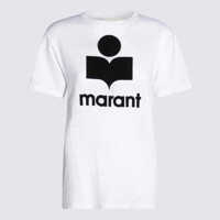 Tricouri Polo Isabel Marant Étoile White Cotton T-Shirt Femei