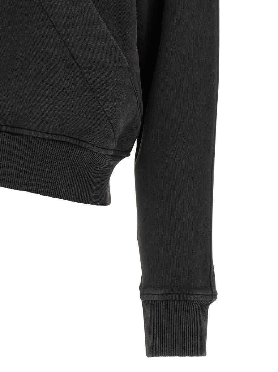 Pulovere THE ATTICO The Attico Zip Sweatshirt Black Femei (BM 18689376) 4