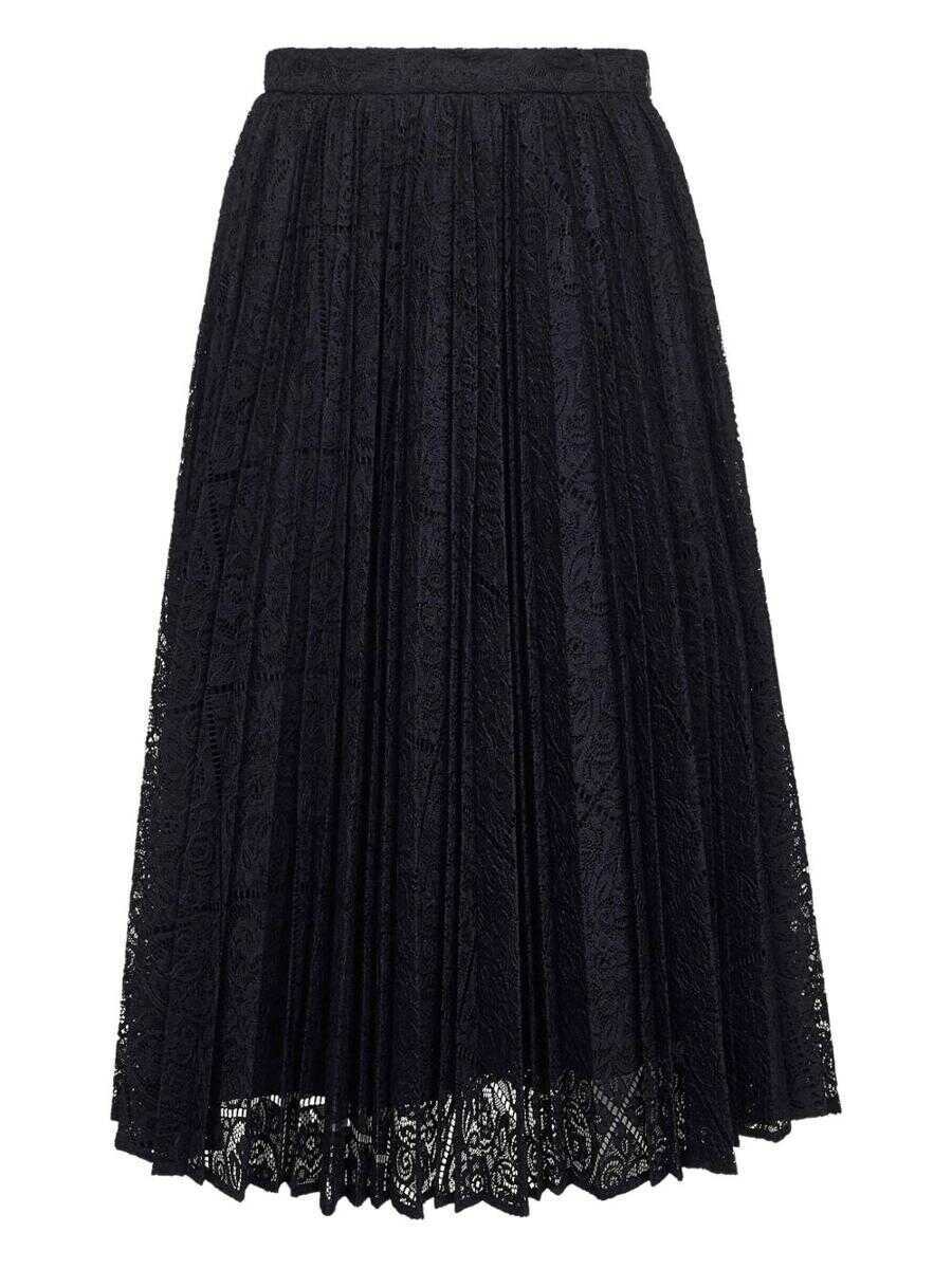 Fuste Max Mara Max Mara Studio Leandro Skirt BLUE Femei (BM 18689418) 2