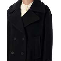 Imbracaminte Dama pagina 598 - Paltoane Chloe Chlo Oversized Short Coat Black Femei (BM 18689550) - B-mall.ro