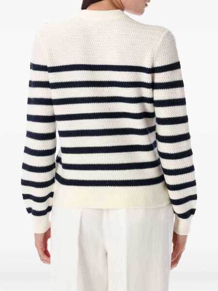 Pulovere A.P.C. A.P.C. Pull Lea ECRU DARK NAVY STRIPE Femei (BM 18689583) 2