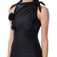 Imbracaminte Dama pagina 463 - Rochii COPERNI Coperni Asymmetric Flower Gown Black Femei (BM 18689637) - B-mall.ro