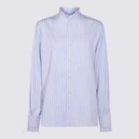 Camasi Valentino Garavani Light Blue Cotton Shirt Barbati