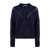 Incotex Incotex Perforated Crewneck Sweater Blue BLUE