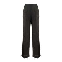 Pantaloni casual Alberta Ferretti Light Wool Gray Pants Femei