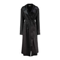 Geci Alberta Ferretti Gray Duster In Lightweight Wool Femei