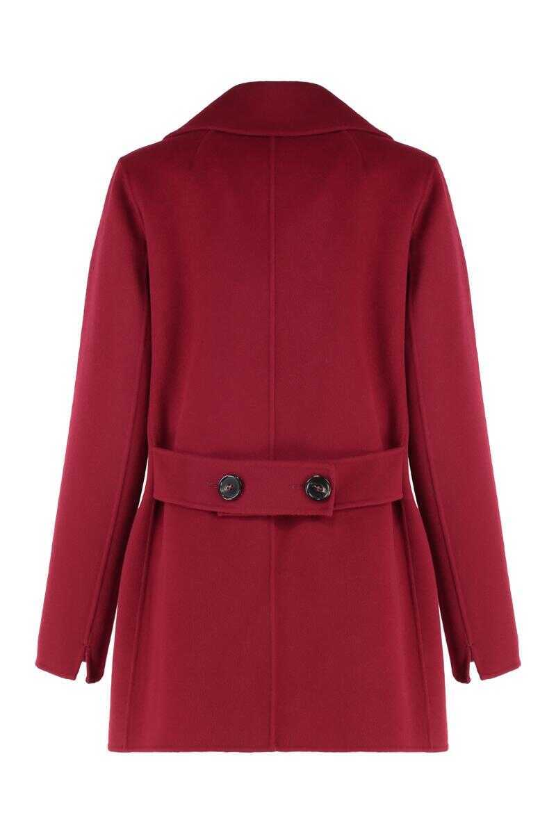 Paltoane Max Mara S Max Mara Caban Virgin Wool Coat RED Femei (BM 18691206) 2