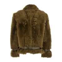 Imbracaminte Dama pagina 261 - Geci Tom Ford Tom Ford Fur And Leather Jacket GREEN Femei (BM 18691458) - B-mall.ro