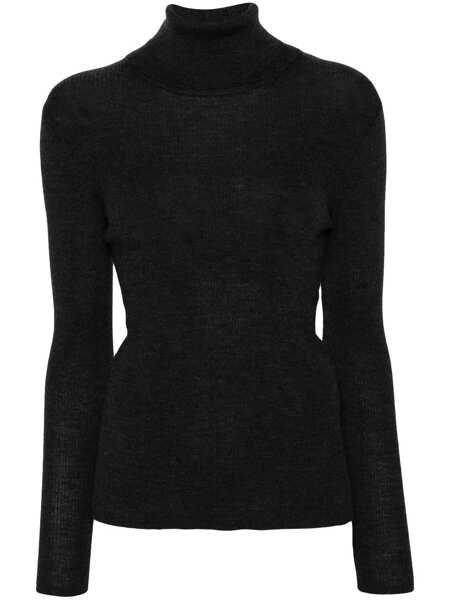 Pulovere P.A.R.O.S.H. P.A.R.O.S.H. Leila Wool Turtleneck Sweater GREY Femei (BM 18691476) 1