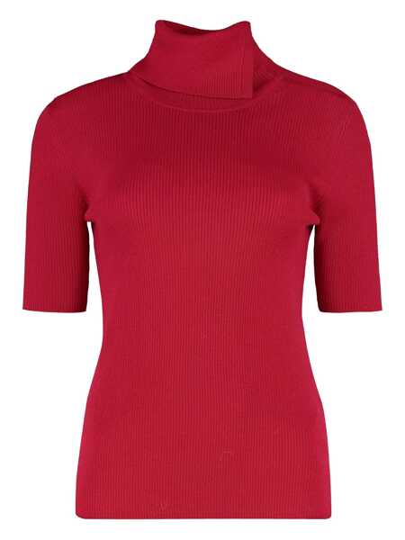 Pulovere P.A.R.O.S.H. P.A.R.O.S.H. Leila Wool Turtleneck Sweater RED Femei (BM 18691479) 1