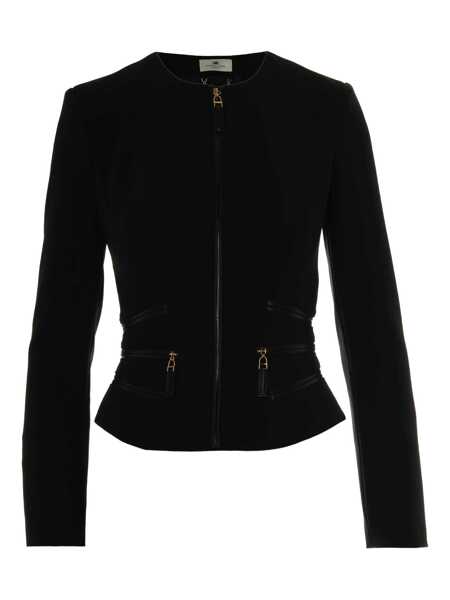 Geci Elisabetta Franchi Elisabetta Franchi Jacket Black Femei (BM 18691911) 1